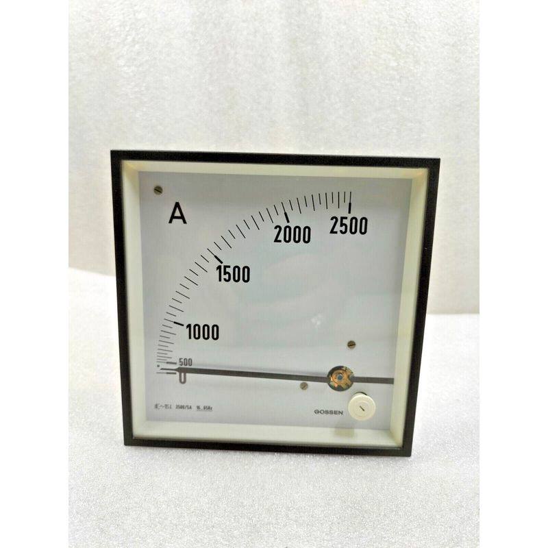 GILGEN MULLER & WEIGERT AQS 144 AMMETER 0-2500 AMPERES
