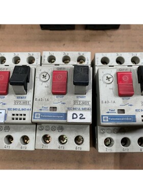 LOT OF 3 TELEMECANIQUE GV2-M05 MOTOR CIRCUIT BREAKER