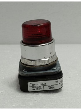 Allen Bradley 800T-QTH24R 红色飞行员灯 24 伏交流/直流类型 4.