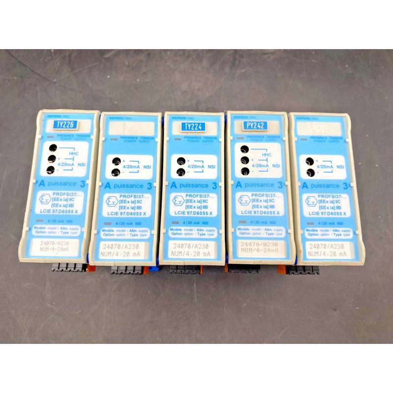 LOT OF 5 A PUISSANCE 3 PROFSI37-24070-A230-NUM 230V PRESSURE