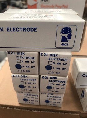 Lot de 14 ECI Disk Electrode E-21 E4 9mm 6mm ( see photo )