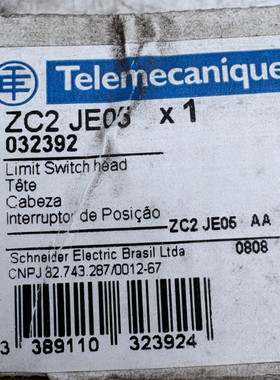 TELEMECANIQUE ZC2 JE05 032392 TETE x1