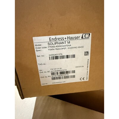 ENDRESS+HAUSER SOLIPHANT M FTM50-AGG2A4A72AA