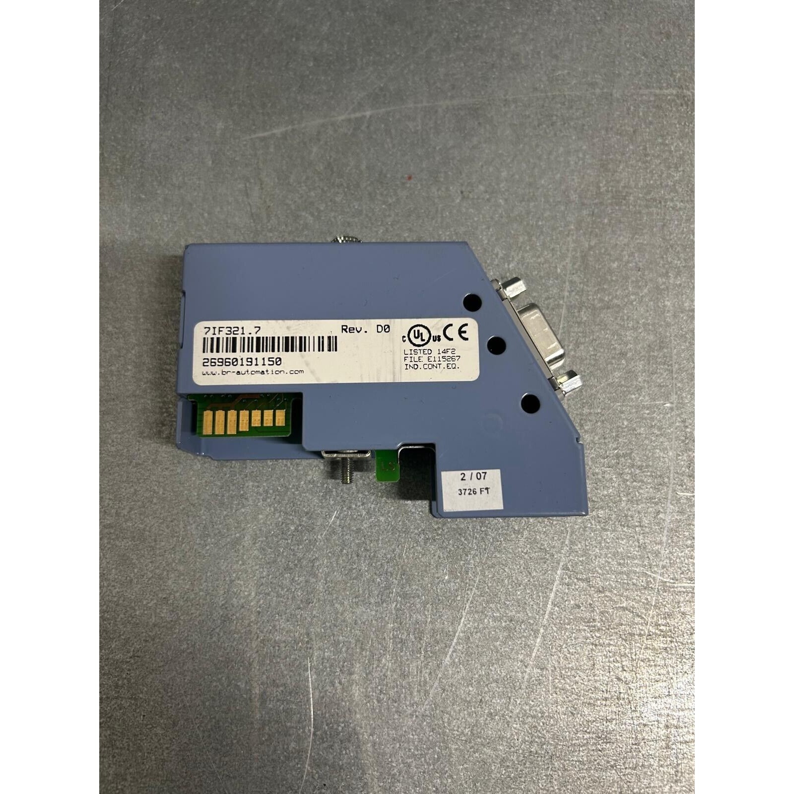 B&R Automation 7IF321.7 Rev. D0 Interface Module