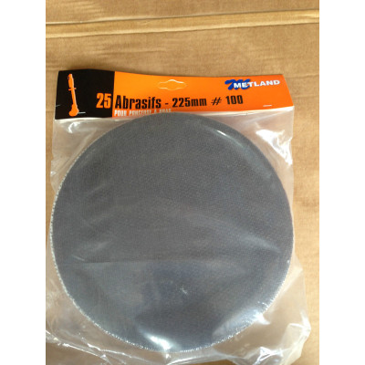 Lot 25 disque Metland abrasif treillis ponceuse GIRAFE 225 m