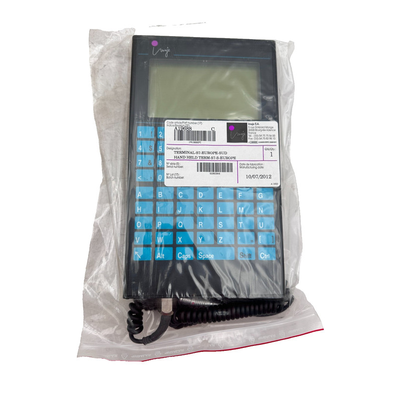 MARKEM IMAJE A19688 TERMINAL S7 EUROPE SUD HARD:C02 SOFT:A12