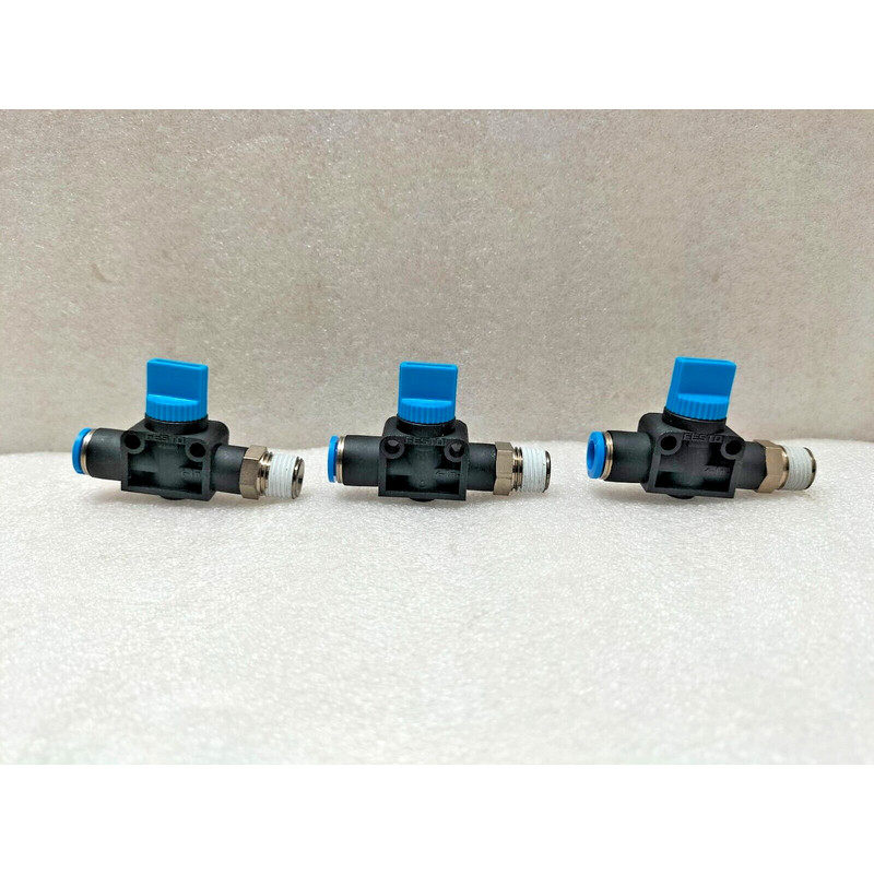 FESTO PLASTIC SHUTOFF BLEED 气门,G1/4 英寸,8 毫米 - 批量 3