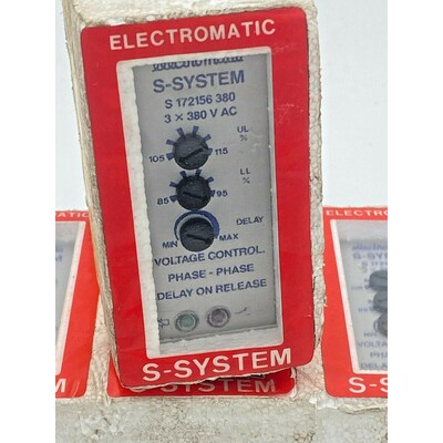 1pc x S-System electromatic s 172156 380 Voltage Control Pha