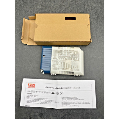 NEW MEAN WELL LCM-40DA MULTIPLE STAGE LED CONDUCTEUR