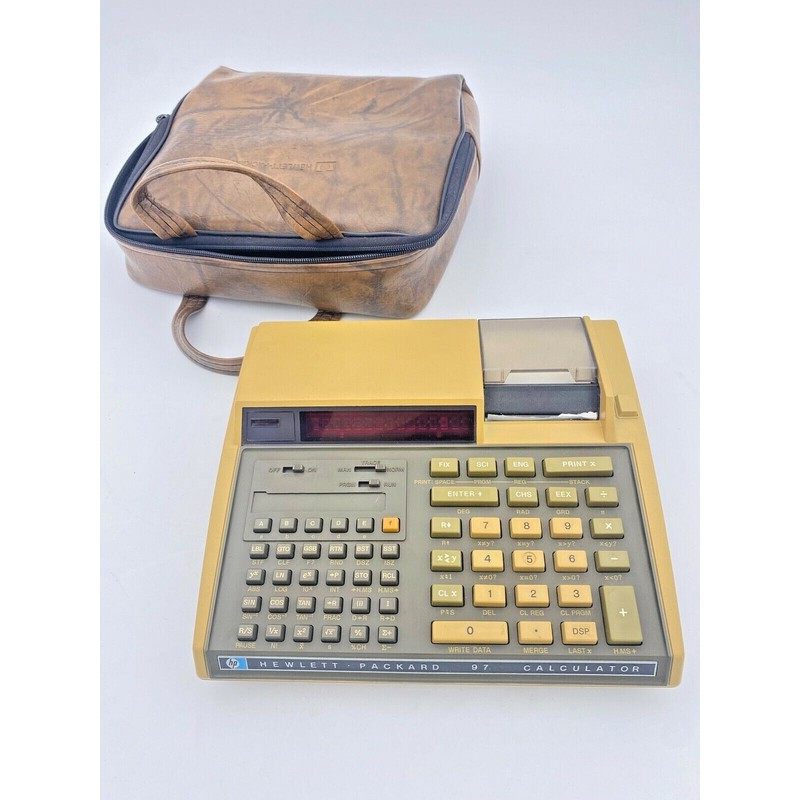Hewlett Packard HP 97 Programmable Calculator Vintage HP-97