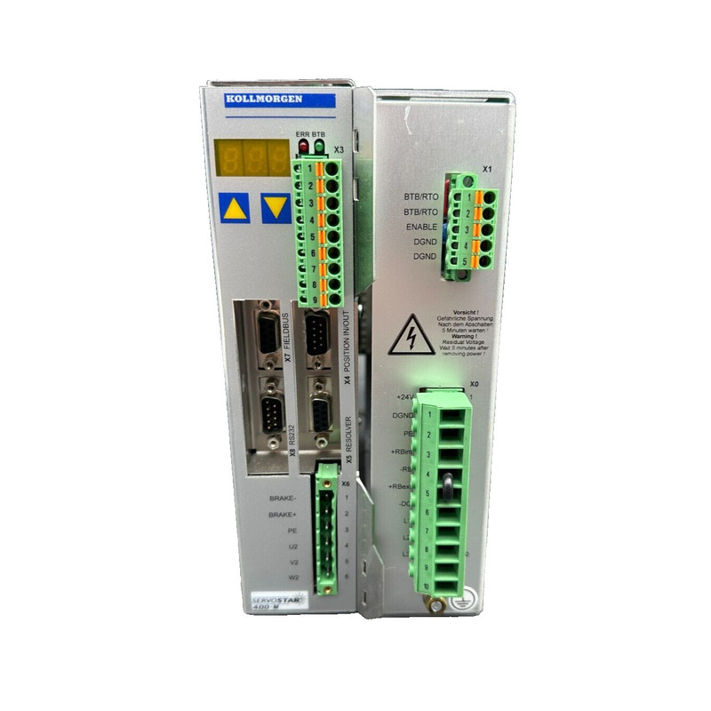 KOLLMORGEN SERVOSTAR 400-M S403AM-PB FW 7.76 443M-P SERVO AM