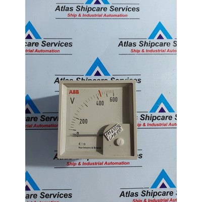 Medidor De Voltaje Analógico ABB 600V