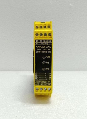 COMITRONIC-BTI AWAX26 XXL Safety Relay Used