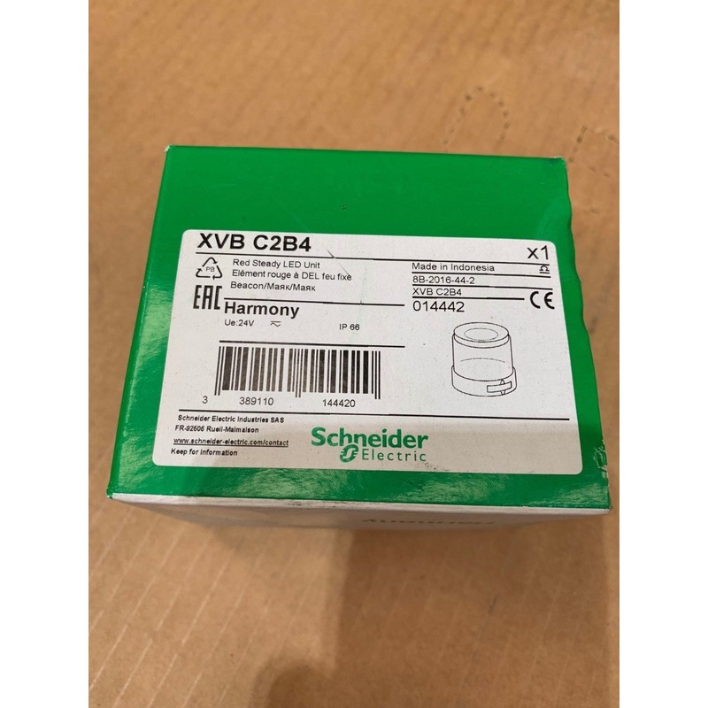 1 x Elément lumineux XVB C Schneider Electric 24 V XVBC2B4