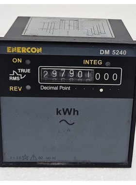 ENERCON DM-5240 Analog Elektronische Energie Meter Aux 240V