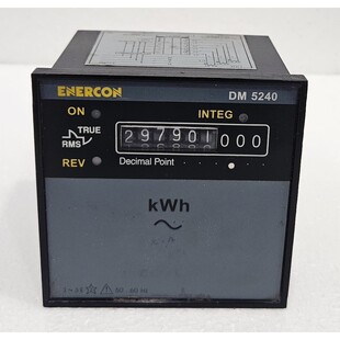 ENERCON DM-5240 Analog Elektronische Energie Meter Aux 240V