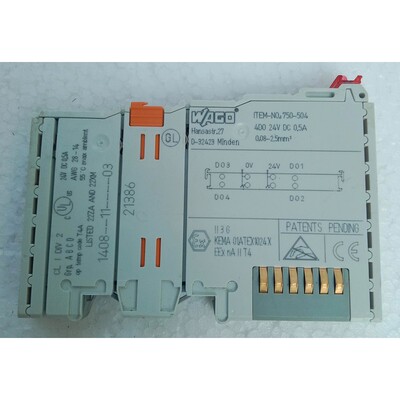 MODULE DE SORTIE NUMéRIQUE WAGO 750-504