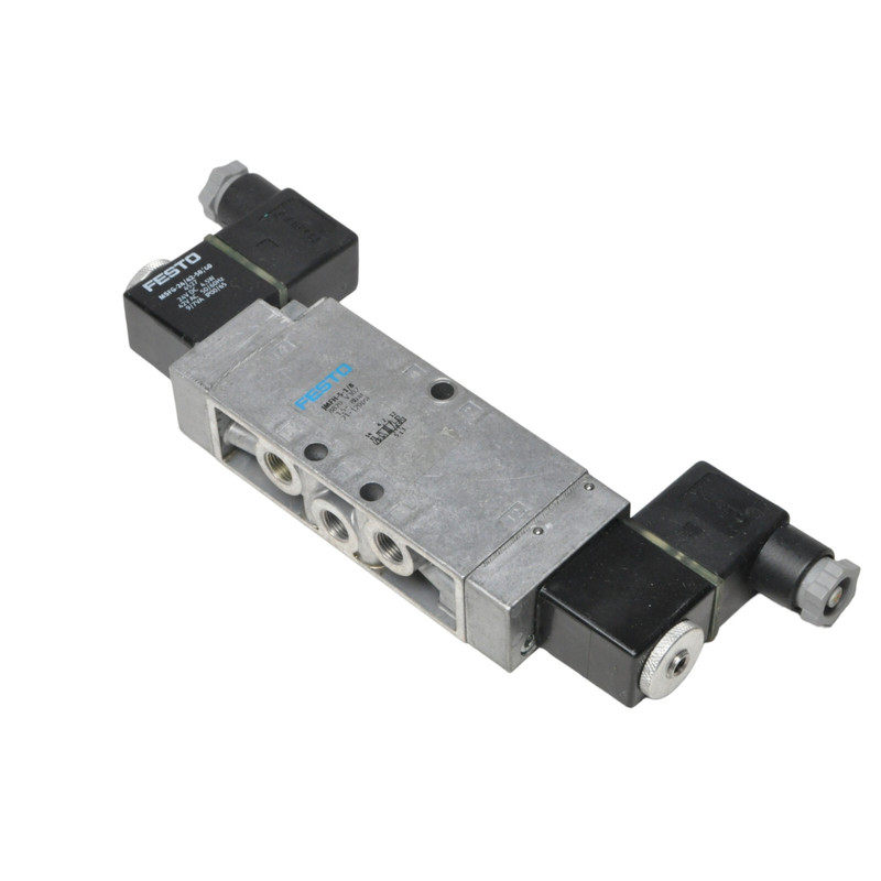 FESTO solenoid valve 5/2 JMFH-5-1/8 8820, M5 8bar MSFG-24
