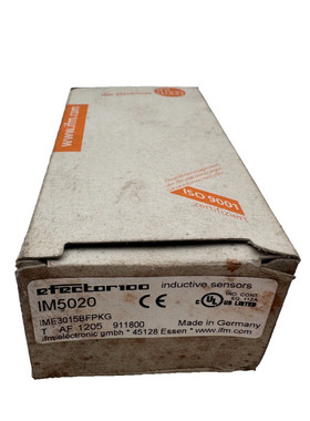 IFM EFECTOR100 IM5020 IME3015BFPKG INDUCTIVE SENSORS