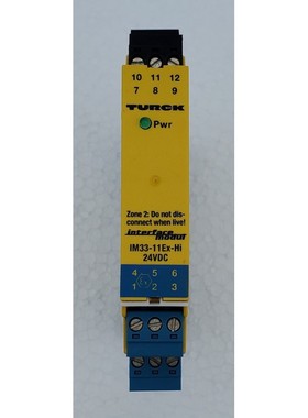 Nuevo Sin Caja TURCK IM33-11EX-HI/24VDC Transmisor De Datos