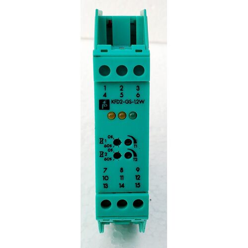 PEPPERL+FUCHS KFD2-GS-1.2W TENSIONE/CORRENTE INPUT SCATTO MO