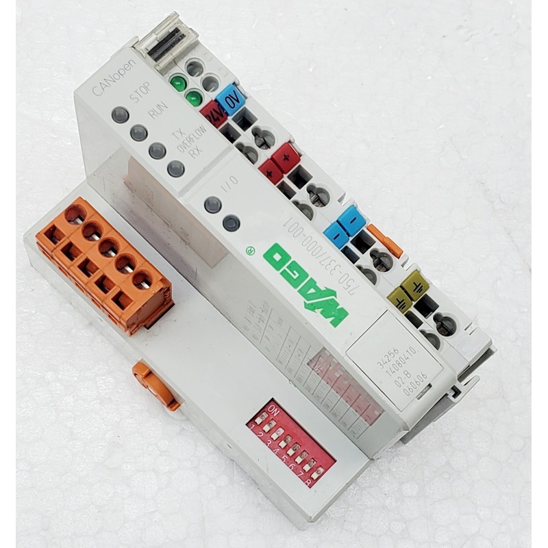 WAGO 750-337/000-001 ACOPLADOR DE FIELDBUS CANOPEN 24VDC #7