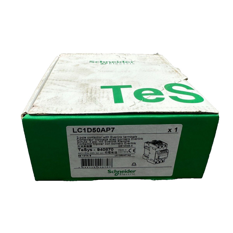 SCHNEIDER ELECTRIC LC1D50AP7 CONTACTEUR TRIPOLAIRE AVEC BORN