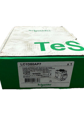 SCHNEIDER ELECTRIC LC1D50AP7 CONTACTEUR TRIPOLAIRE AVEC BORN