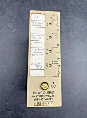 SIEMENS 6ES5452-8MR11 RELAY OUTPUT MODULE