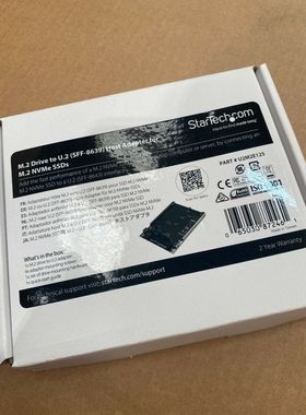 Startech.com Adaptateur PCIe M.2 U.2 SFF-8639 + SSD 256Gb MZ
