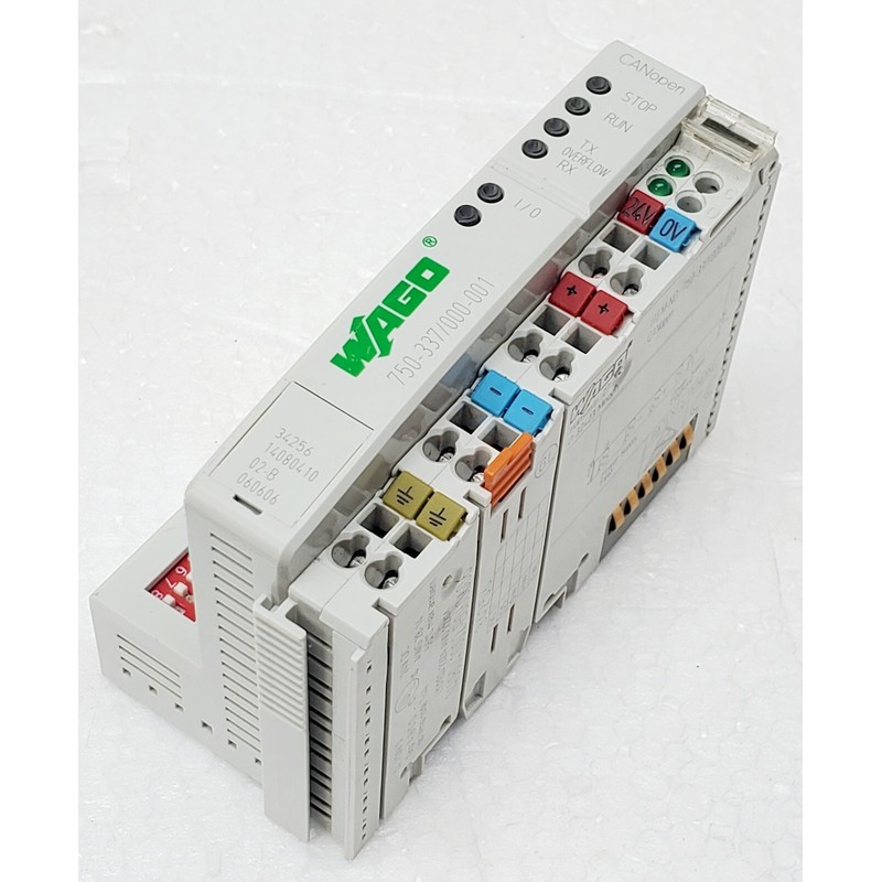 WAGO 750-337/000-001 CANOPEN ACOPLADOR DE FIELDBUS 24VDC #5