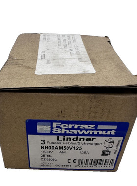 FERRAZ SHAWMUT NH00AM50V125 FUSIBLE x1pc