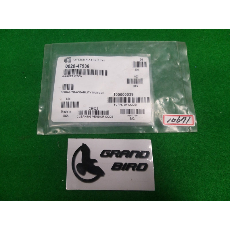 AMAT 0020-47936 GASKET,VITON,6 端口 SPINDLE,300 毫米,全新