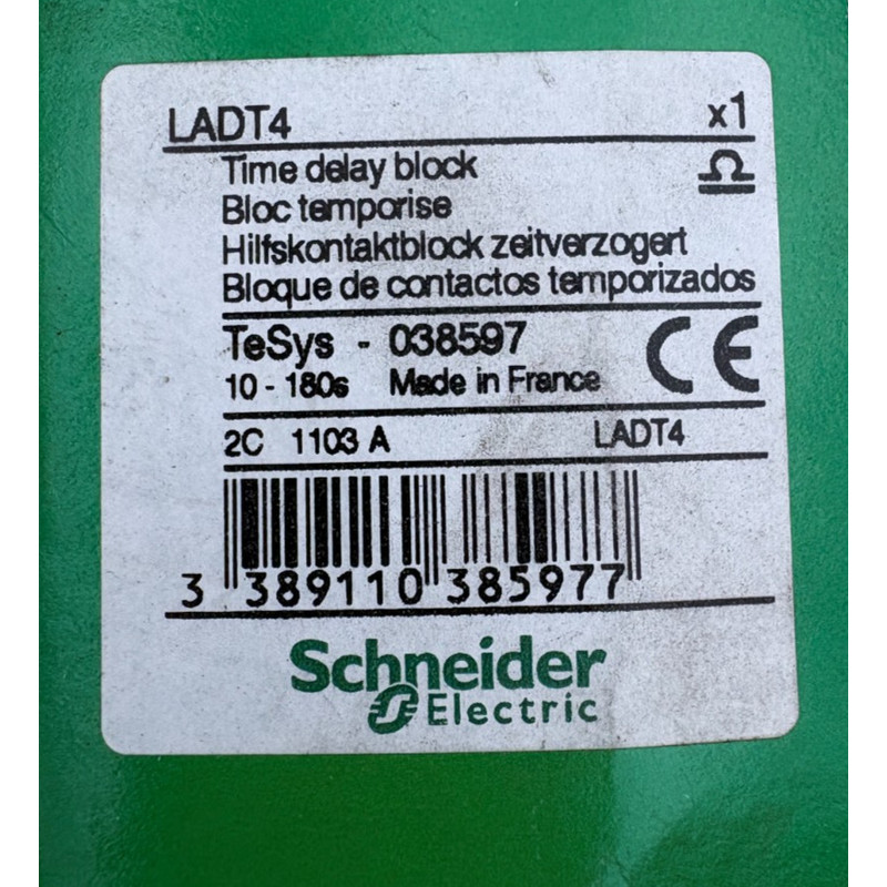SCHNEIDER ELECTRIC LADT4 BLOC TEMPORISE x1
