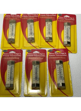 Lot 0f 7pcs Brannan Heavy Duty Fridge & Freezer Thermometer