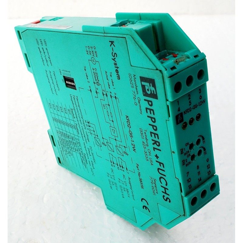 Pepperl+Fuchs Kfd2-Gs-1.2W Modulo Di Ingresso Di Tensione/Co