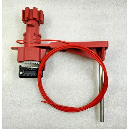 BRADY UNIVERSAL BALL VALVE 锁定 - 8' SHEATHED 电缆和大阻挡臂