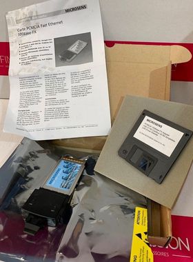 Microsens Ethernet PCMCIA Fiber Adapter Card 32-bit CardBus