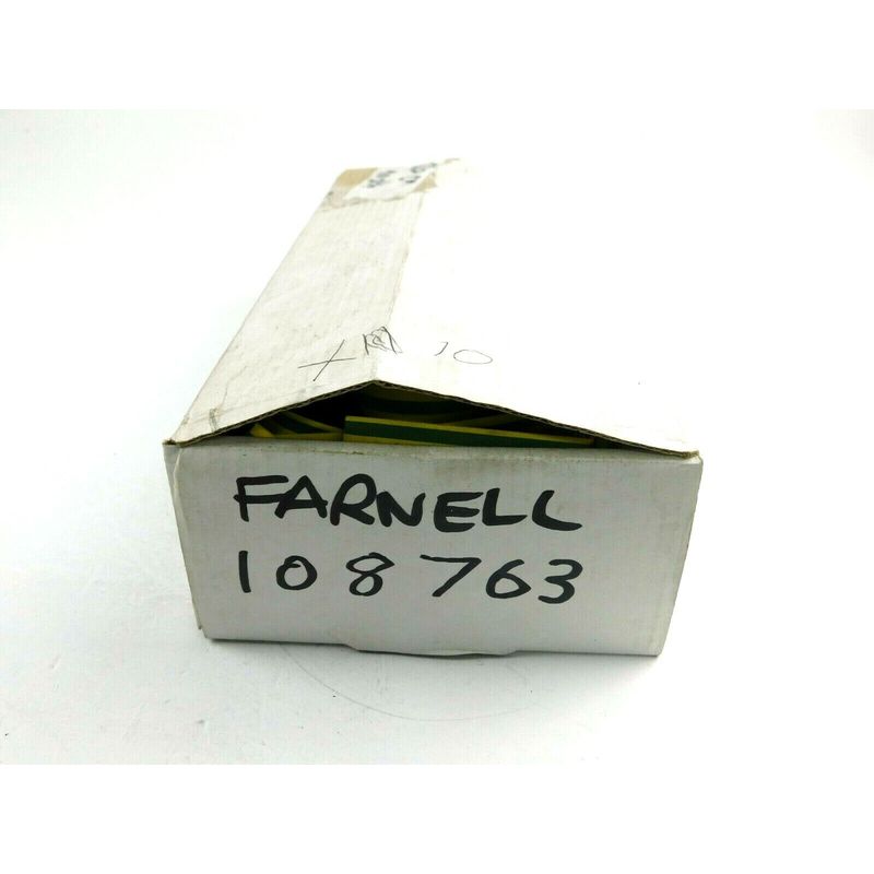Farnell 108763 Schutzschlauch ca 120cm grün gelb 10 Stück