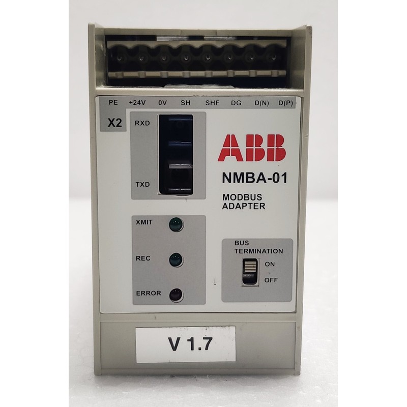 ABB NMBA-01 Modbus Adapter 58916102 Rev. H SW Version 1,7