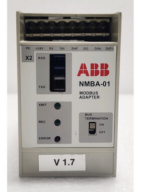 ABB NMBA-01 Modbus Adapter 58916102 Rev. H SW Version 1,7