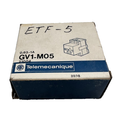 TELEMECANIQUE GV1-M05 0.63-1A DISJONCTEUR MOTEUR