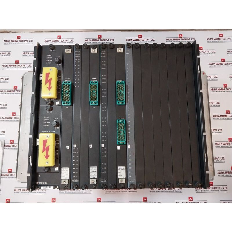 Triconex 8307A Netzteil Modul Rack 7400127-610 24VAC / Dc 12