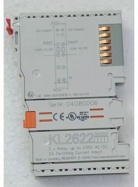 Beckhoff KL2622 Relais Sortie Module 2 × Jusqu'à 230V AC /