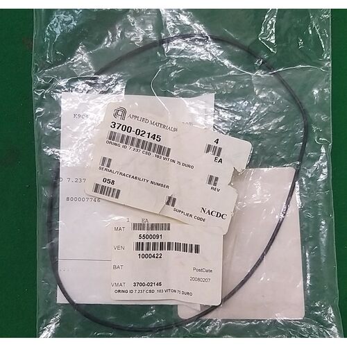 AMAT 3700-02145 Oring ID 7.237 CSD .103 VITON 75 DURO 全新