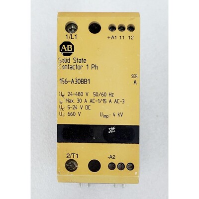 Allen Bradley 156-A30BB1 Solido Contattore 1PH Serie