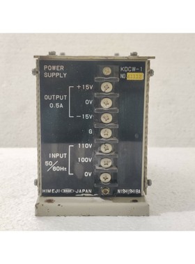 Nishishiba KDCW-1 Power Supply Himeji NSDK