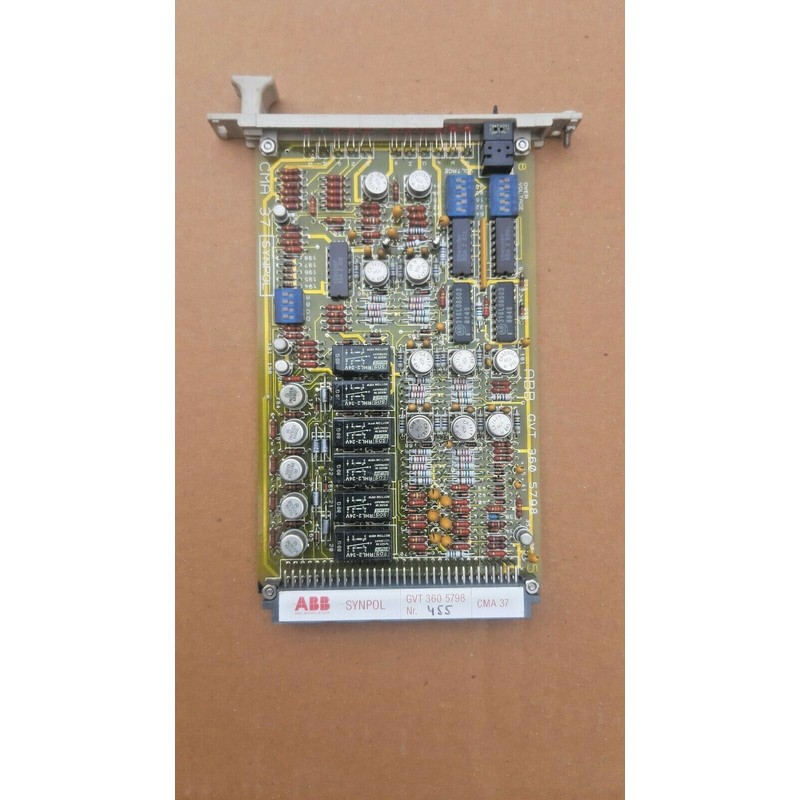 ABB SYNPOL GVT 360 5798 CMA 37 伏监控卡 # 全新