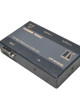 KRAMER TOOLS VP-200N 1:2 高分辨率 XGA DA,24VDC 110mA 12V