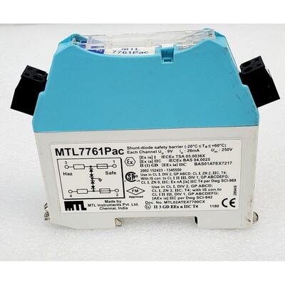 MTL INSTRUMENTS {MTL7761PAC} SHUNT-DIODE SAFETY BARRIER